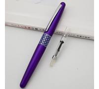 Stylo Plume En Acier Inoxydable Pour L'écriture,Stylos Pilotes,Plume En Métal,Animal Métropolitain,Coloré,Haute Qualité,88g + - Type Purple-F 0.3mm