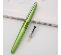 Stylo Plume En Acier Inoxydable Pour L'écriture,Stylos Pilotes,Plume En Métal,Animal Métropolitain,Coloré,Haute Qualité,88g + - Type Green-M 0.5mm