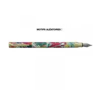 Stylo Plume - Encre Bleue Effaçable - Motifs Tropicaux Colorés - Plumink