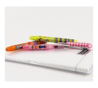 Stylo Plume - Encre Bleue Effaçable - Personnages Colorés - Plumink