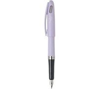 Stylo plume - Encre effaçable bleu - Violet pastel - Corps en Métal - Pentel - Tradio Bleu