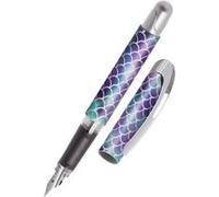 Stylo plume - Encre - Rechargeable - Motif sirène - Pour l'école - ONLINE