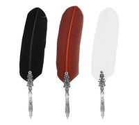 Stylo Plume, Ensemble De Stylo Plume, Stylo Plume Classique Vintage Signe Stylo Calligraphie Plume Plume Plume Plume Encre D'écriture(black)