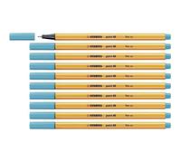 Stylo-plume Fineliner - Stabilo - Point 88 - Couleur Bleu clair - Pointe Fine - Non rechargeable