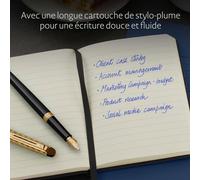 Stylo Plume Hémisphère La Collection Opera Noir Et Or Coffret Cadeau Géométrique