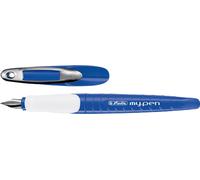stylo plume herlitz my.pen Largeur de plume : M bleu/blanc pour droitiers