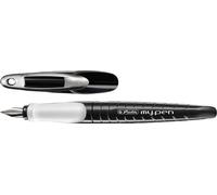 Stylo plume Herlitz my.pen Largeur de plume : M noir/blanc
