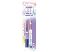 Stylo plume - HERLITZ - New Batik Freedom - Plume - Bleu - Moyenne - Mixte