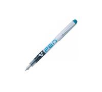 Pilot Pen Stylo à plume jetable V-Pen 0,4 mm encre liquide turquoise
