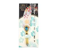 Stylo plume luxueux avec pointes métalliques, D | Design classique pour l'écriture créative de lettres, élégant stylo plume à plumes pour l'écriture artistique
