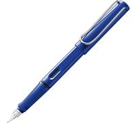 Stylo plume - Mine large B - Droitier - LAMY - Safari - Bleu - Rechargeable