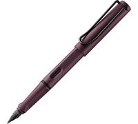 Stylo plume - Mine large B - Droitier - LAMY - Safari - Rouge foncé - Rechargeab
