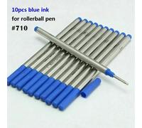 Stylo Plume Mon Blanche Wives Verne,Stylos Mb,Bleu Océan,Noir,Rouge,Édition Limitée,Luxe,Numéro De Série - Type 10pcs Blue Refills #B