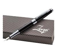 Stylo plume noir et argenté