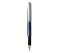 Parker Pens – Stylo plume Jotter – Bleu roi – Pointe moyenne – Encre bleue – Coffret cadeau