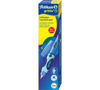 Stylo plume Pelikan griffix bleu pour gauchers en boîte pliante