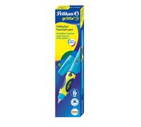 Stylo plume Pelikan griffix Neon Fresh Blue pour gauchers en boîte pliante