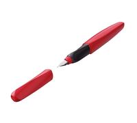 Stylo plume Pelikan Twist Fiery Red rouge Largeur de plume : M