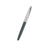 Stylo plume pour étudiant - Pointe fine de 0,5 mm - Cartouche d'encre remplie de presse pour étudiant et enfant - Petit stylo à ressort régulier