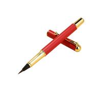 Stylo plume professionnel en métal avec pinceau de calligraphie avec pointe flexible pour des encres détaillées, stylo d'écriture chinois portable