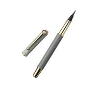 Stylo plume professionnel en métal avec pinceau de calligraphie avec pointe flexible pour des encres détaillées, stylo d'écriture chinois portable