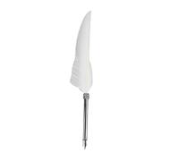 Stylo Plume Rétro de Luxe, Ensemble de Stylos à Plumes, Coffret Cadeau de Papeterie pour les Amateurs de Calligraphie (WHITE)