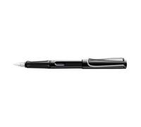 Stylo plume - safari - bleu - pointe large - corps noir