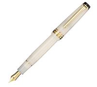 Stylo Plume Sailor Professional Gear Slim Shiki-Oriori, Ivory Lame, Or - MF