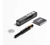 Stylo Plume Sport Classic Noir,Pointe Fine Avec Clip Octogonal Sport Or