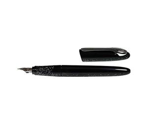 Stylo plume triangulaire ergonomique - Air Stardust - plume M (moyenne), pour cartouches d'encre standard ou convertisseur, pour l'école/collège/bureau