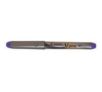 Pilot V-Pen Silver - Stylo Plume Jetable - Violet - Plume Moyenne