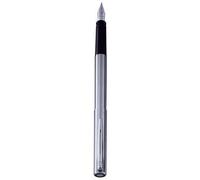 Waterman - Graduate: Stylo Plume Chrome , Plume Acier De Taille Fine, Livré E...