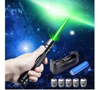 Stylo Pointeur Laser Vert 532nm + 18650 Batterie + Chargeur