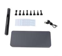 Stylo ponceuse électrique rechargeable, pour mini outil de polissage rotatif avec 8 embouts de ponçage interchangeables en nylon pour les travaux de détail, idéal pour l'impression 3D et la