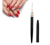 Stylo pour - Brosse à ongles de la ligne fine, outil pour peindre la doublure de détail, brosse de précision avec corps en métal durable et design résistant à la