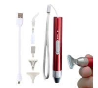 Stylo pour diamants, art avec strass, stylo à points strass avec LED, créatif fait à la main, pour décoration de téléphone