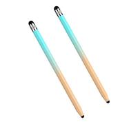 Stylo pour écrans tactiles haute sensibilité pour téléphone, tablette et autres appareils tactiles, dégradé de couleur, double extrémité capacitif