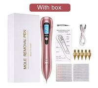 Stylo pour éliminer les acrochordons, les grains de beauté, avec 9 niveaux de puissance et aiguilles remplaçables