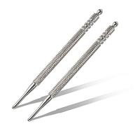 Stylo pour Méridiens Stylo d'Acupuncture Manuel en Acier Inoxydable Stylo d'Acupression pour l'Acupressure 2 Pièces