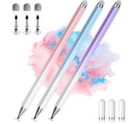 Stylo pour Samsung-Xiaomi-Lenovo-iPhone-Tablette Tactile, Compatible avec iPad Pro-Mini-Air - 3 Pack, Haute Précision