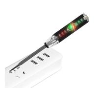 Stylo pour testeur électrique - stylo de test de tension sans pour une détection rapide | indicateur lumineux à LED, sûr, facile à utiliser, idéal pour la maison, le bureau, l'usage industriel