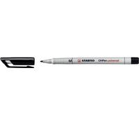 Stylo pour transparents - STABILO OHPen universal - hydrosoluble moyen - pack de 10 - noir