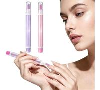 Stylo poussoir à huile for cuticules en céramique 2 en 1, kit de soins des ongles for ongles secs et abîmés, dissolvant et fortifiant hydratant for cuticules(Mix)