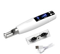 Stylo Professionnel Pour éLiminer Les Grains De Beauté, Appareil Plasma Picoseconde, 9 Modes + 4 Niveaux, Avec éCran Lcd Et éClairage, Pour Verrues, Taches De Rousseur, Grains De Beauté,Red