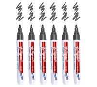Stylo rénovateur de joint, lot de 6 stylos de restauration de joint avec pointe de rechange, stylo étanche pour joints de carrelage, marqueur de réparation pour carreaux mur et sol de salle de bain et