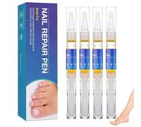 Stylo Réparateur Pour Les Ongles Des Pieds,Kit de 4 Stylos Soin Fortifiant pour Ongles de Pieds | Applicateur de Rénovation pour Renforcement Accessoires Voyage Maison Salon Passionnés Manucure Profes