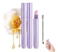 Stylo repousse-cuticules en céramique, nouveau stylo à huile pour ongles 3 en 1 amélioré (2025), crayon à cuticules, repousse-huile, pour ongles incarnés (2pcs)