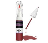 Stylo retouche peinture pour modèles Dacia Rouge de FEU B76