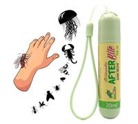 Stylo Roll-On Après-piqûre Naturel - Soulagement immédiat des démangeaisons et rougeurs pour piqûres de moustiques, guêpes, abeilles, tiques, puces, méduses - aloès, menthe et citronnelle (20 ml)