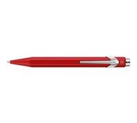 Caran d'Ache Stylo à bille 849 Classic Line rouge laqué, épaisseur de trait M, couleur de l'encre : bleu, longueur : 13 cm, 0846.070